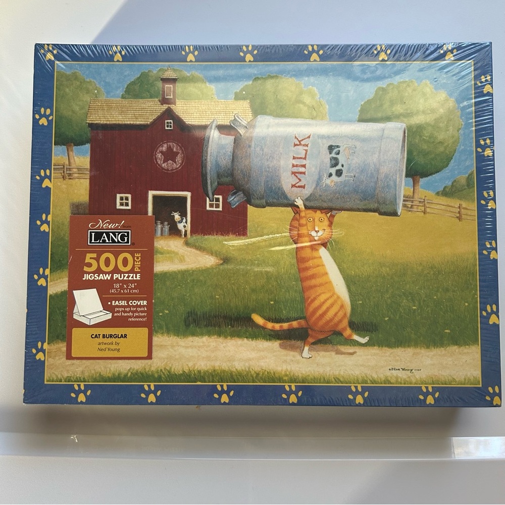 NWT Lang 500 Piece “Cat Burglar” Puzzle